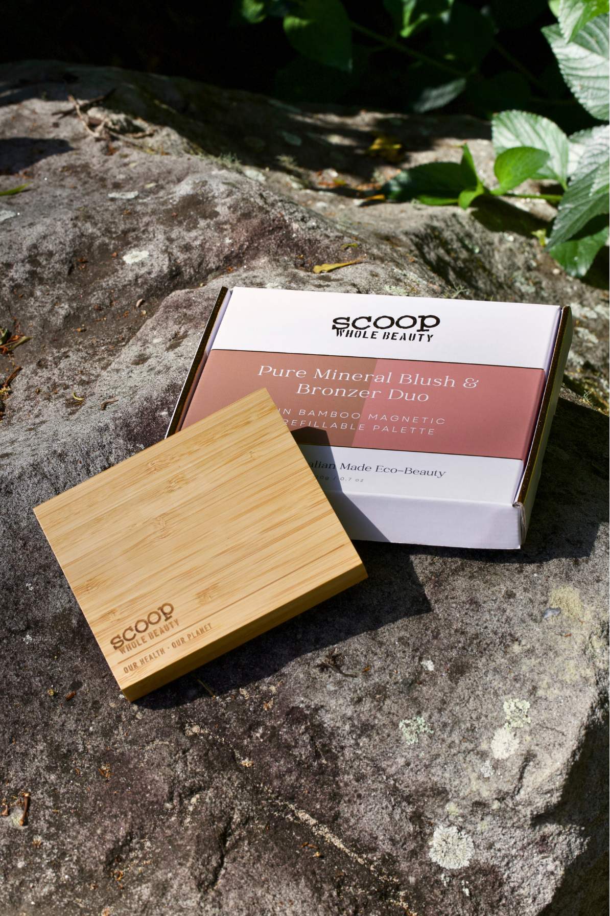 Pressed Mineral Blush & Bronzer Duo in Bamboo Multi Palette