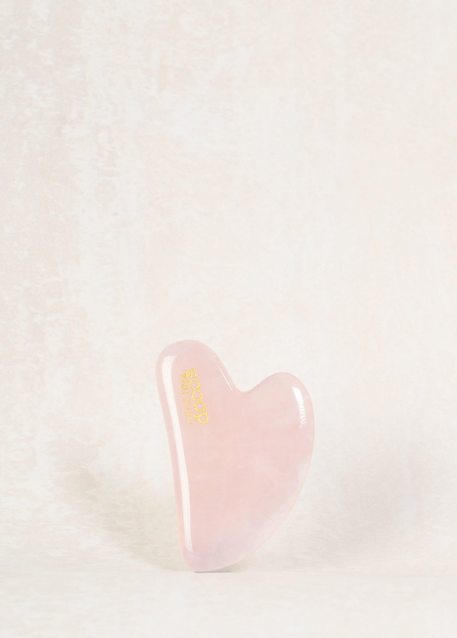 100% Rose Quartz Face Sculpting Gua Sha