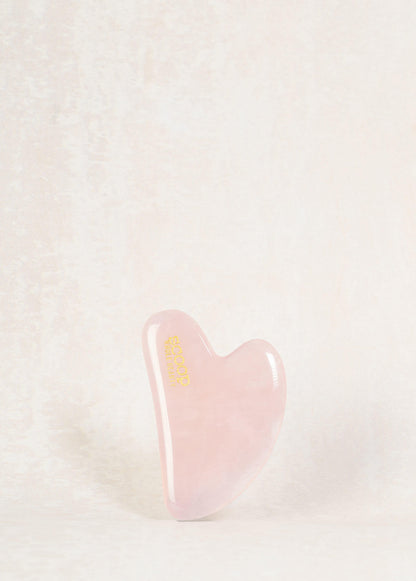 100% Rose Quartz Face Sculpting Gua Sha