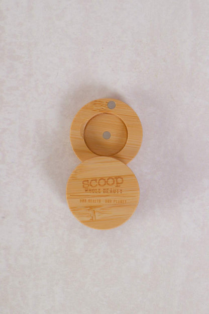 Mini Round Individual Bamboo Compact